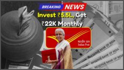 Discover the Post Office's Lucrative Plan: How ₹5,55,555 Investment Yields ₹22,222 Monthly Without a Job