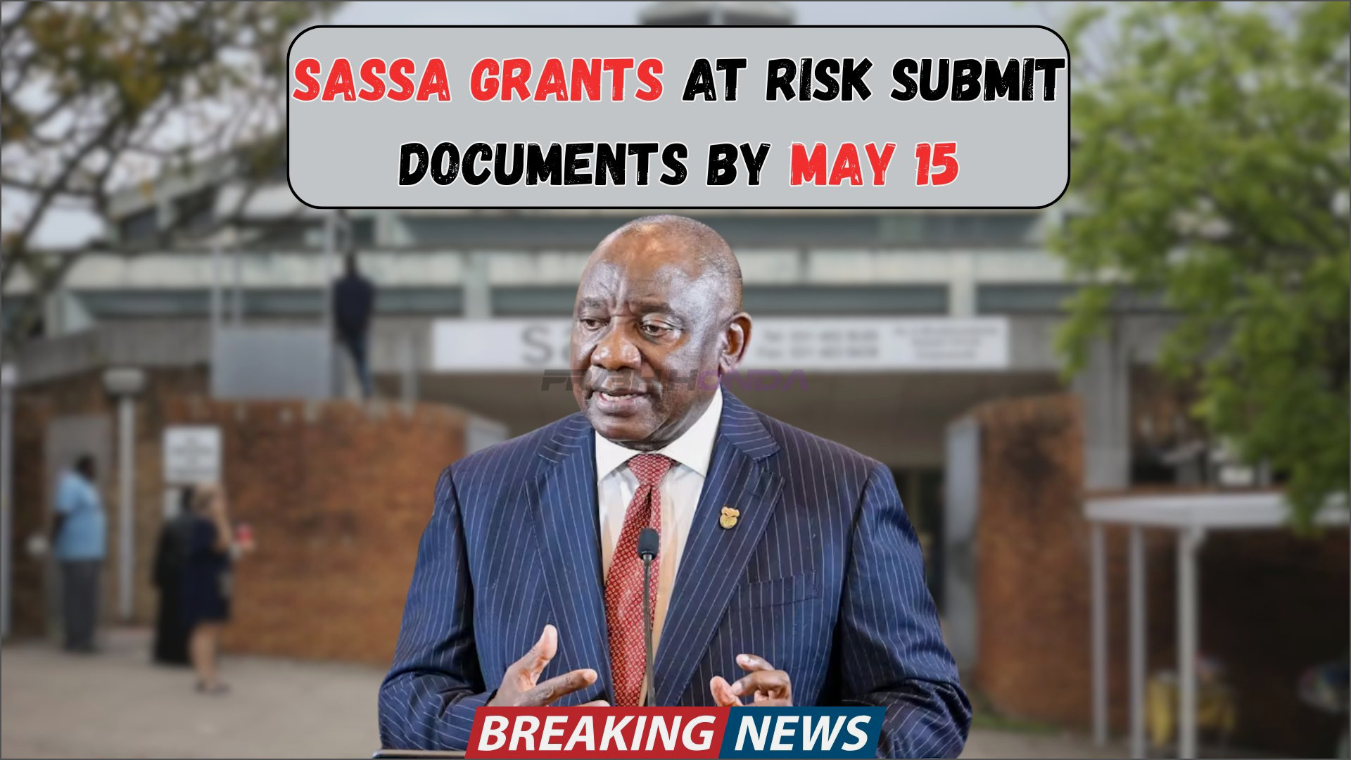 SASSA Grant May Be Suspended